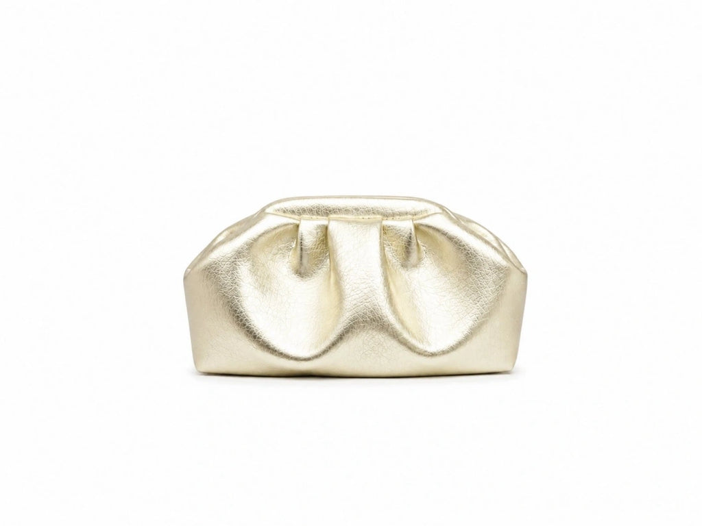 Aura Mini Gold Clutch Omuz ve Çapraz Çanta