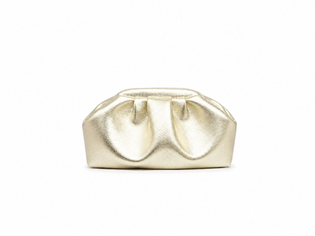 Aura Mini Gold Clutch Omuz ve Çapraz Çanta