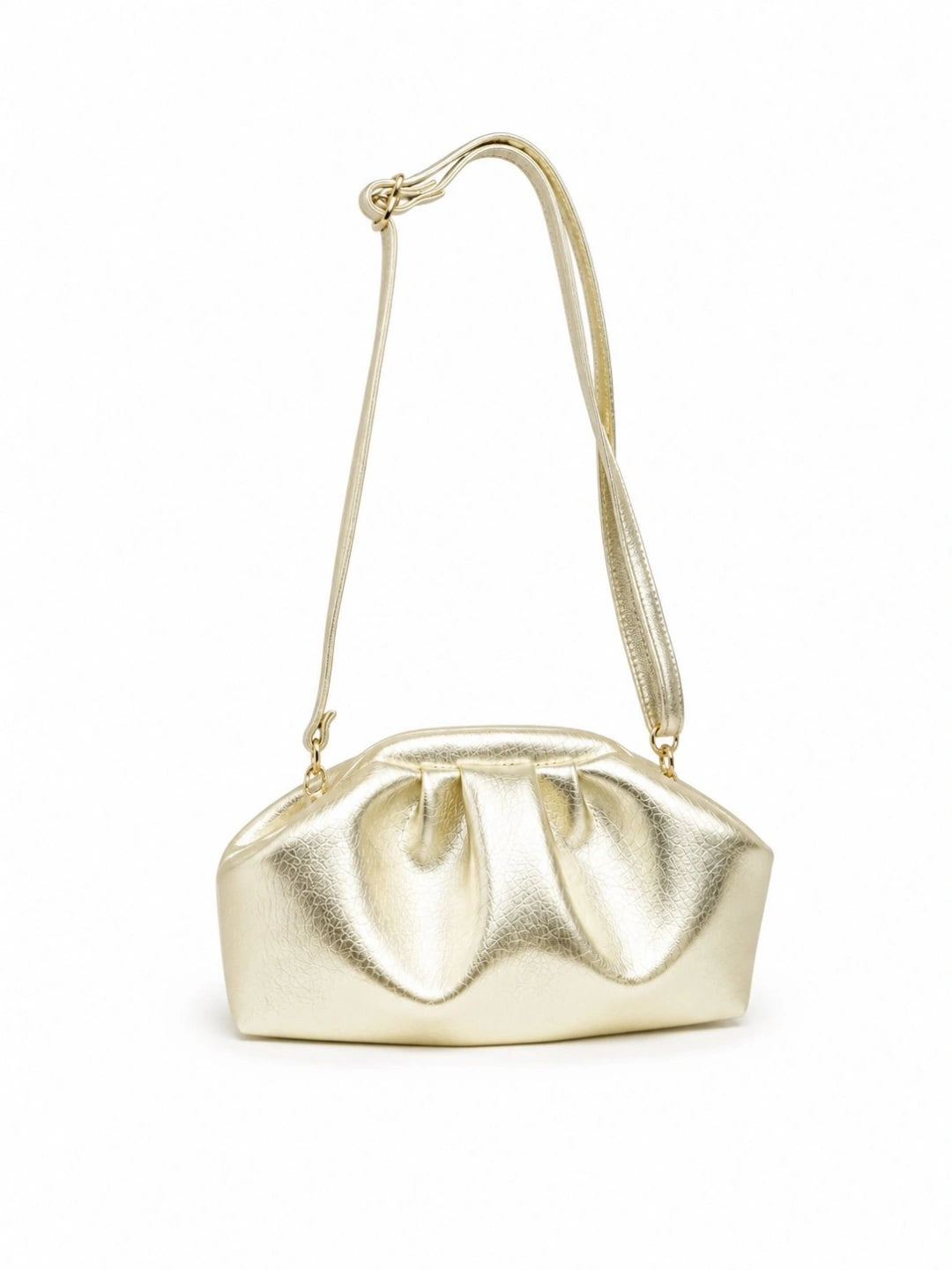 Aura Mini Gold Clutch Omuz ve Çapraz Çanta