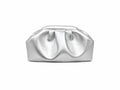 Aura Mini Silver Clutch Omuz ve Çapraz Çanta