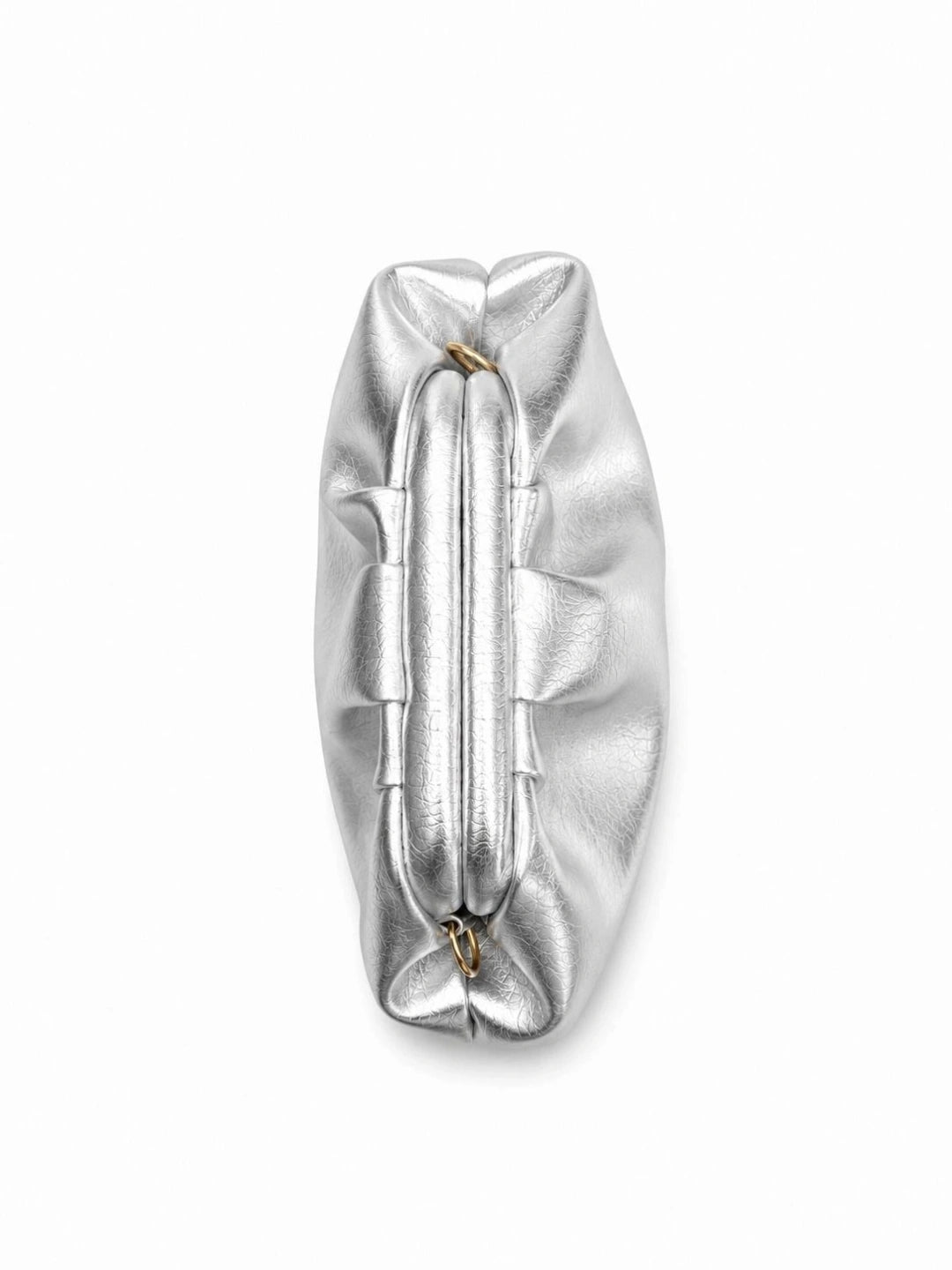 Aura Mini Silver Clutch Omuz ve Çapraz Çanta