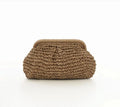Mng Model Rattan Clutch Çanta