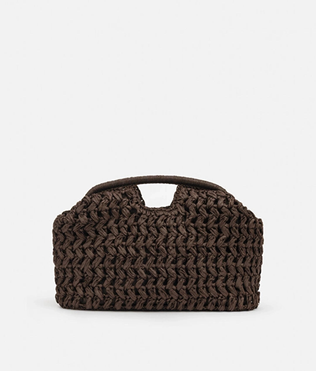 Acı Kahve Hasır Mng Clutch Çanta