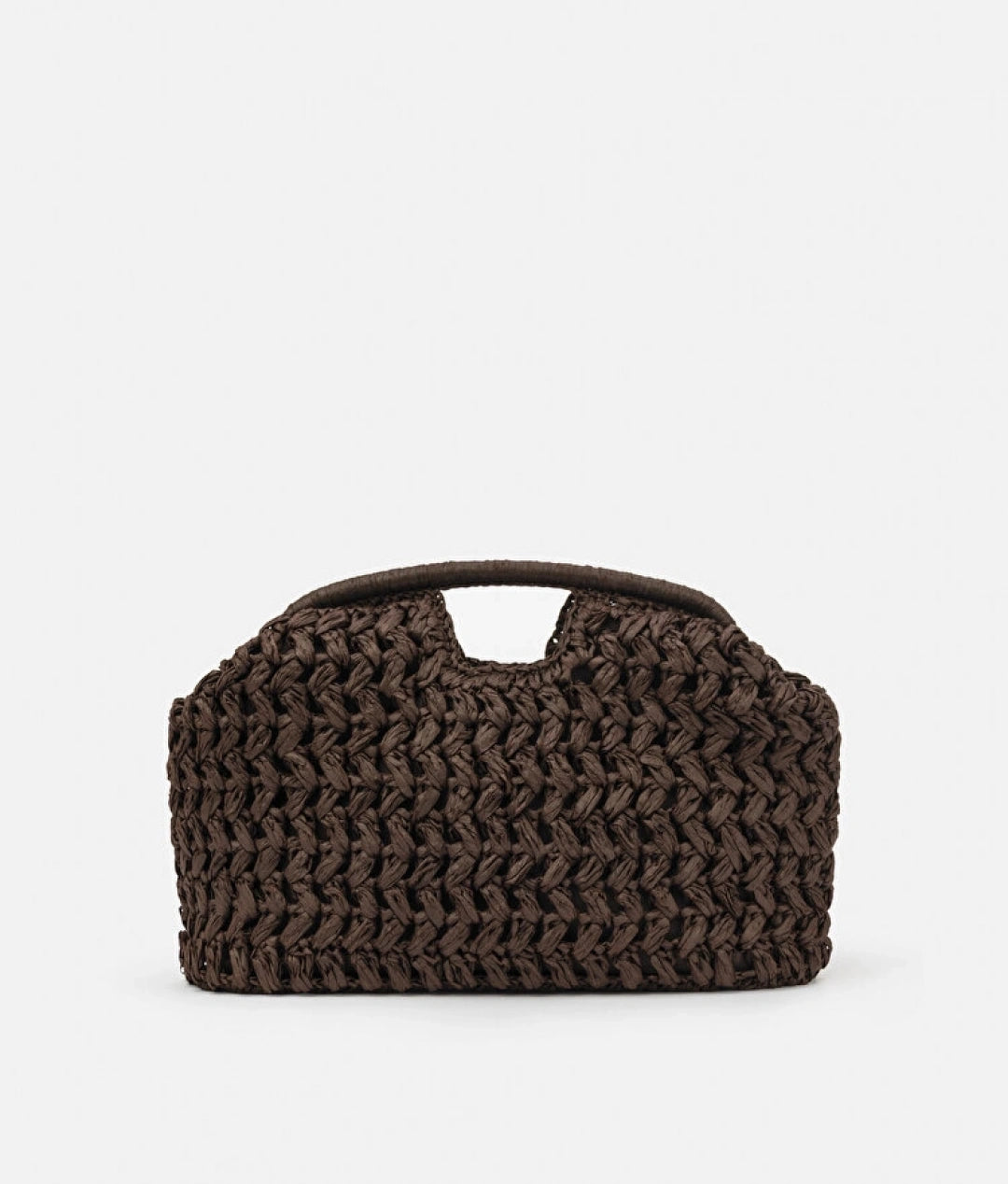 Acı Kahve Hasır Mng Clutch Çanta